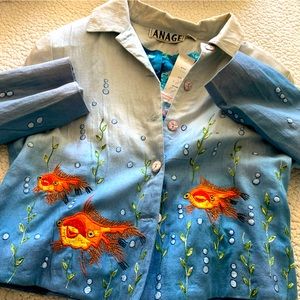 Anage Colorful Fish Ladies Jacket